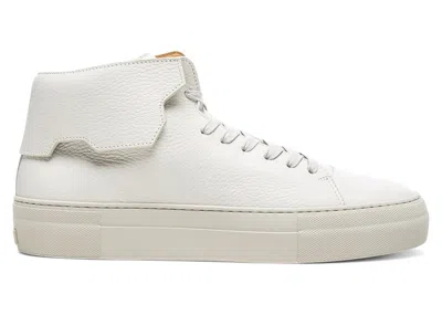 Pre-owned Buscemi Men's  90mm Sneakers In Off White