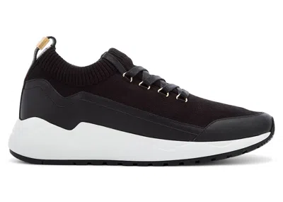 Pre-owned Buscemi Men's  Run1 Sneakers In Black