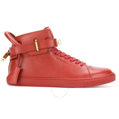 Buscemi Men's Deep Red High-top Sneakers