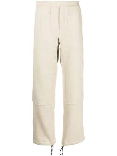 Buscemi Panelled Cotton Track Pants In Brown