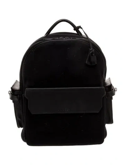 Pre-owned Buscemi Wool Backpack In Black