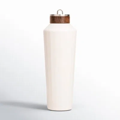 Business & Pleasure 25oz. Vacuum Insulated Stainless Steel Cooler/ Travel Bottle In White