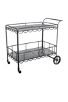 Business & Pleasure Al Fresco Bar Cart In Vintage Black