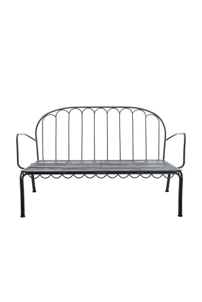 Business & Pleasure Al Fresco Love Seat In Black