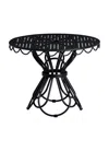 Business & Pleasure Al Fresco Side Table In Vintage Black