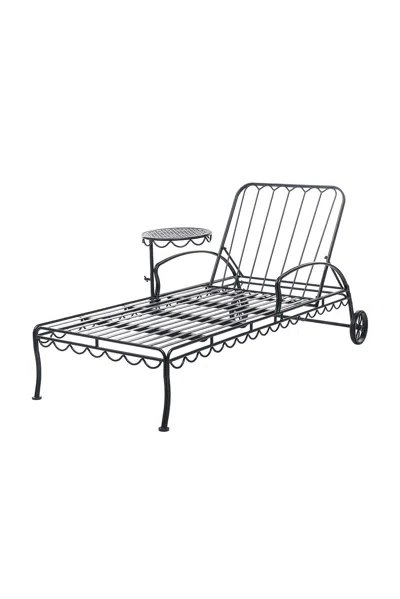 Business & Pleasure Al Fresco Sun Lounger In Vintage Black