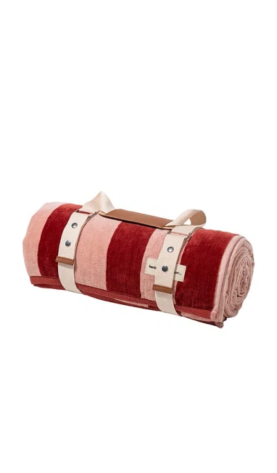Business & Pleasure Beach Blanket In Red
