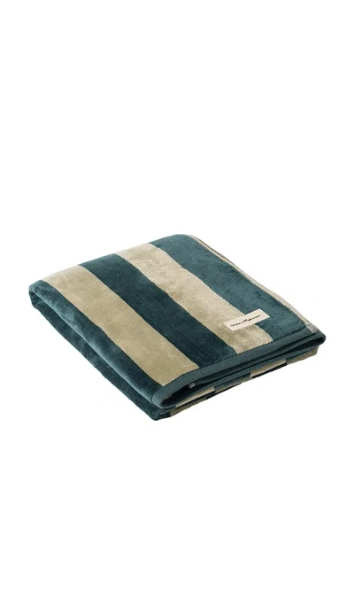Business & Pleasure Beach Towel In Green