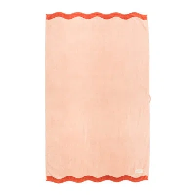 Business & Pleasure Beach Towel - Rivie In Rivie Pink
