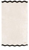 Business & Pleasure Beach Towel In Riviera White