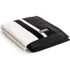 Business & Pleasure Business And Pleasure Co Coco Republic Beach Towel In Black White