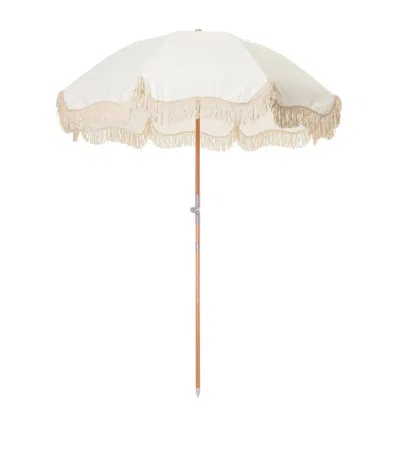 Business & Pleasure Premium Beach Umbrella In White