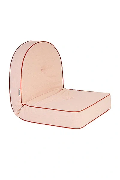 Business & Pleasure Co. Reclining Pillow Lounger In Riviera Pink