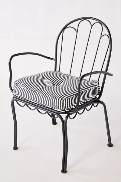 Business & Pleasure Co. The Al Fresco Chair Cushion In Black
