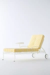 Business & Pleasure Co. The Al Fresco Sun Lounger Cushion In Yellow