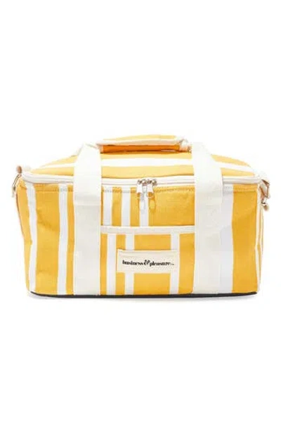 Business & Pleasure Co. Business And Pleasure Co The Holiday Cooler Bag In Yellow