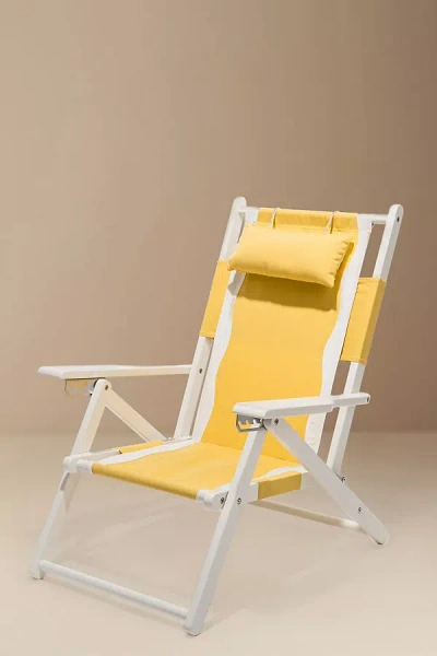 Business & Pleasure Co. Tommy Riviera Beach Chair In Yellow