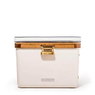 Business & Pleasure Cooler In White,navy