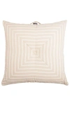 Business & Pleasure Floor Pillow In Monaco Natural Stripe