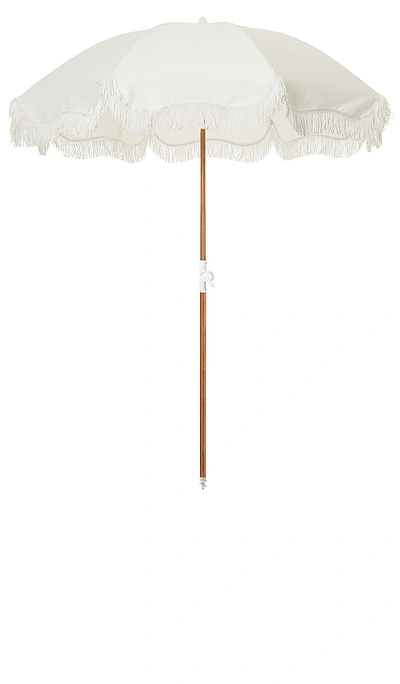 Business & Pleasure Holiday Beach Umbrella In Antique White