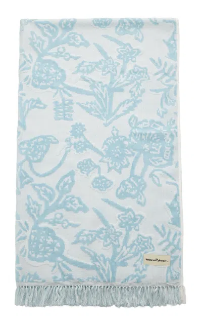 Business & Pleasure - Jacquard Beach Towel - Light Blue