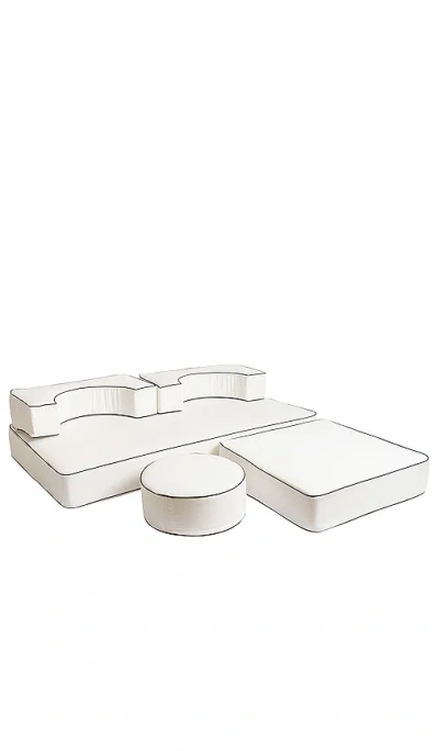 Business & Pleasure Modular Pillow Stack In Antique White