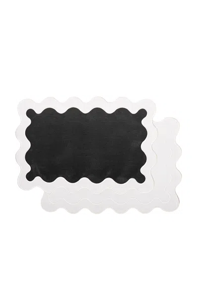 Business & Pleasure Placemat In Black