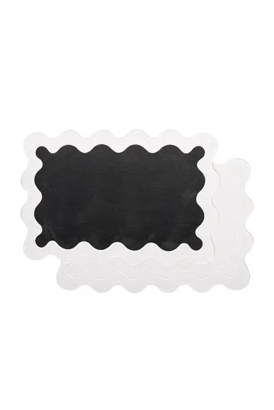 Business & Pleasure Placemat In Riviera Black