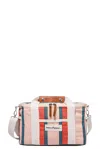 Business & Pleasure Premium Cooler Bag In Bistro Dusty Pink Stripe
