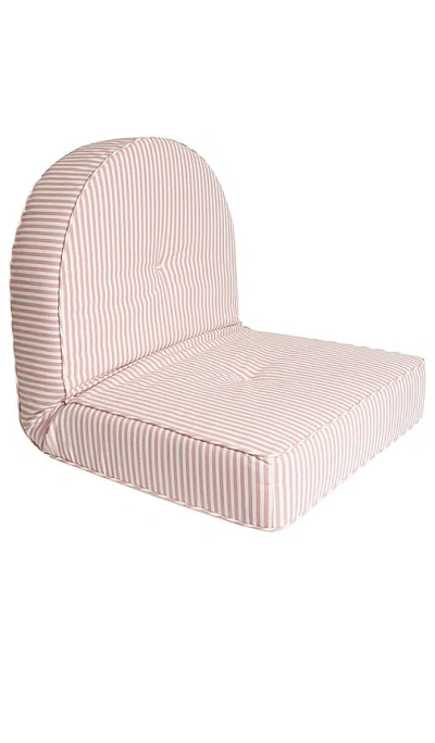 Business & Pleasure Reclining Pillow Lounger In Pink