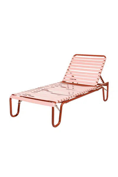Business & Pleasure Sunliner Lounger In Pink