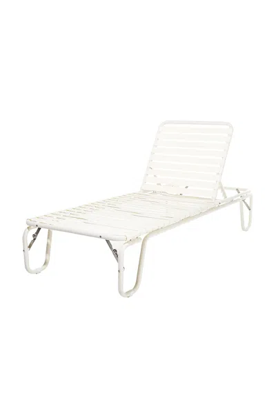 Business & Pleasure Sunliner Lounger In White