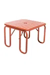 Business & Pleasure Sunliner Side Table In Orange