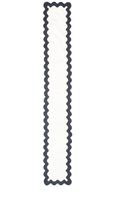 Business & Pleasure Table Runner In Riviera White