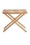 Business & Pleasure Tall Folding Table In Teakwood