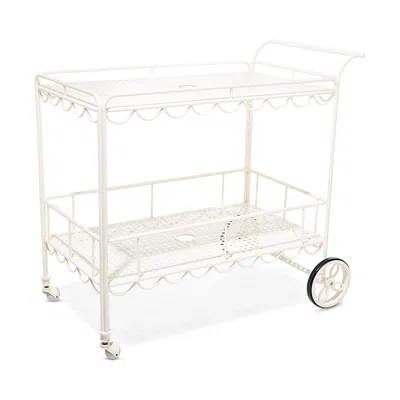 Business & Pleasure The Al Fresco Bar Cart In White