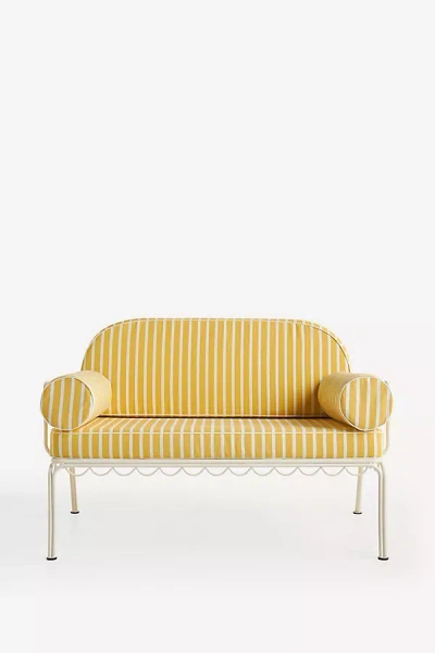 Business & Pleasure The Al Fresco Love Seat Cushion Slipcover Set