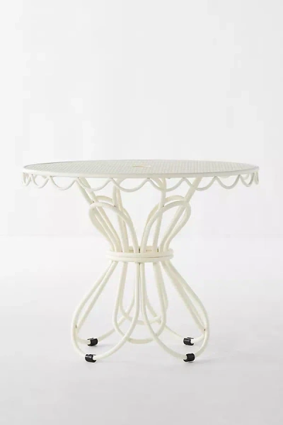 Business & Pleasure The Al Fresco Side Table In White