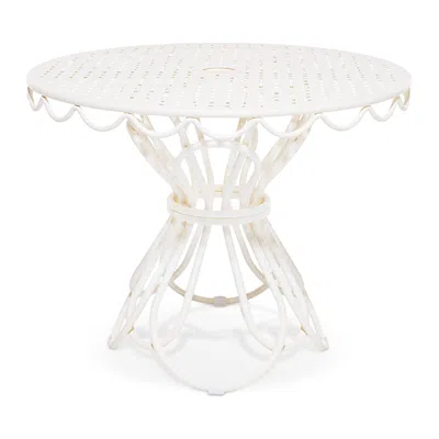 Business & Pleasure The Al Fresco Side Table In White