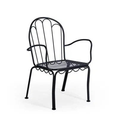 Business & Pleasure The Alfresco Dining Chair In Vintage Black