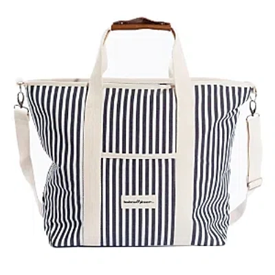 Business & Pleasure The Cooler Striped Tote In Green
