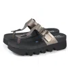 Bussola Women's Cassia Capri Flip-flops In Pewter