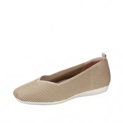 Bussola Women's Valda Vicenza Knit Ballet Flat Shoes In Doeskin