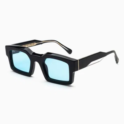 Bust Out Jasonnero Opaco-sc010 Azzurro In Nero Opaco-sc010 Azzurro