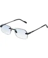 Bustout Eyeglasses Travis Squadrato - Argento - Azzurro In Crl