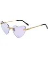 Bustout Sunglasses Kayt Cuore - Oro - Viola In Crl