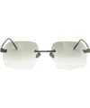 Bustout Sunglasses Python - Argento - Sn002 Verde In Crl