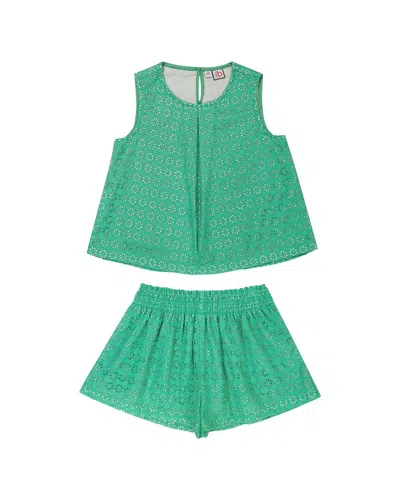 Busy Bees Kids' 2pc Top & Bottom Set In Green