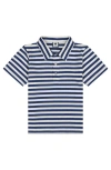 Busy Bees Boys Short Sleeve  Polo Varsity Stripe In Polo Varsity Stripe