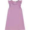 Busy Bees Kids'  Colette Ruffle Dress In Lavendar Stripe